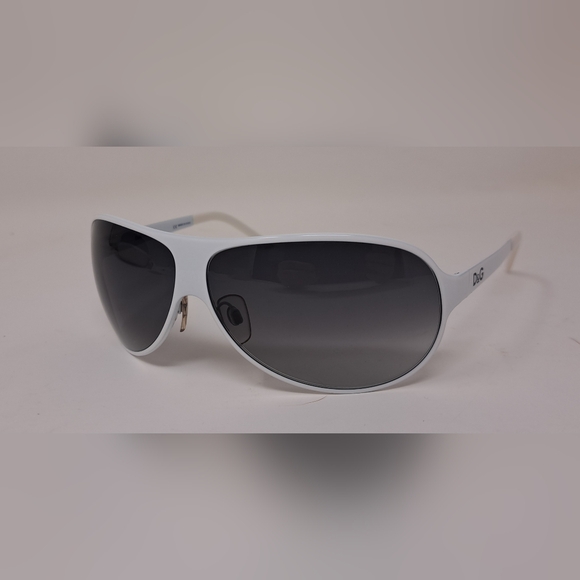 Dolce & Gabbana Vintage Sunglasses Y2K  Gray Gradient Wrap D&G6025  66-10-115 - Picture 4 of 14
